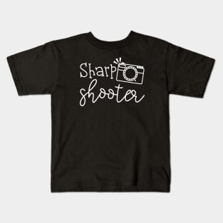 Sharp Shooter Camera Photography Kids T-Shirt